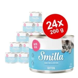 Smilla 24 blikjes kitten natvoer