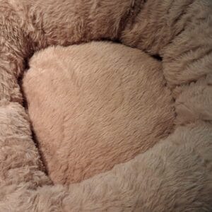 Beige zachte donut